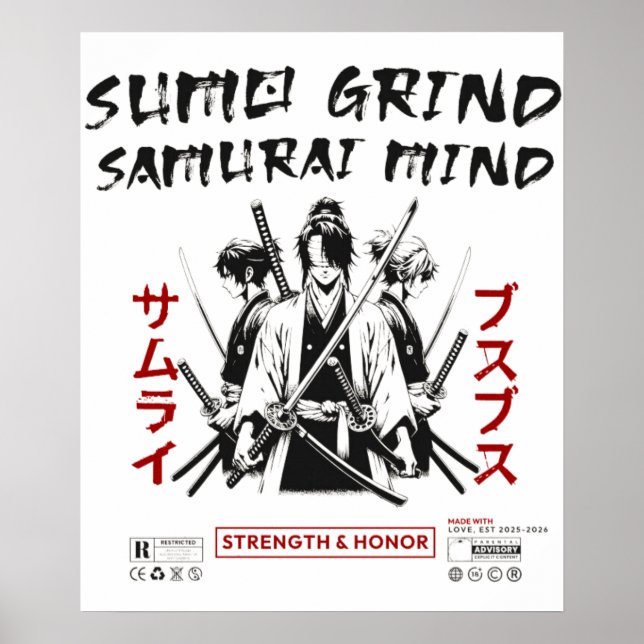 Poster Sumo Grind Samurai Grind (Frente)