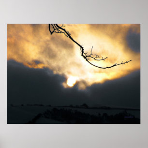 Póster Sun de inverno