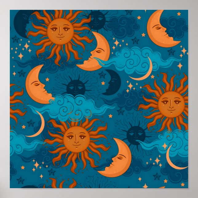 Poster Sun Moon e Stars (Frente)