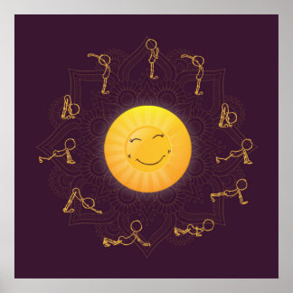 Póster Sun Salutation