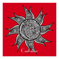 Sun Tattoo Thunder_Cove estilo Henna