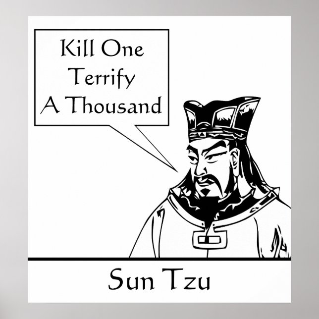 Póster Sun Tzu e Cote (Frente)