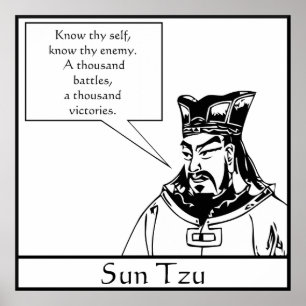 Poster Sun Tzu -- Estratega militar chinesa