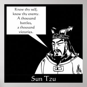 Poster Sun Tzu -- Estratega militar chinesa