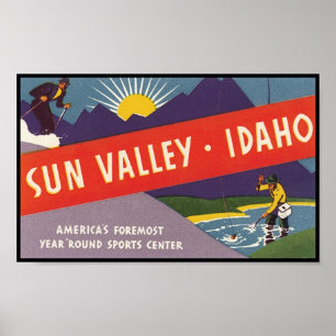 Poster Sun Valley Idaho