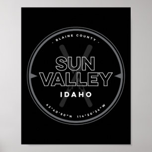 Poster Sun Valley Idaho Ski