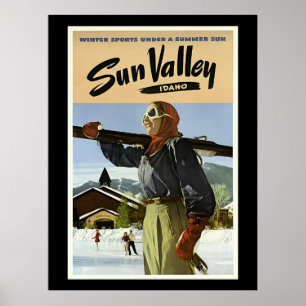 Poster Sun Valley, Idaho viagem