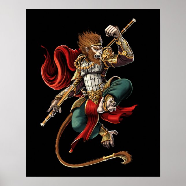 Poster Sun Wukong China Monkey King (Frente)