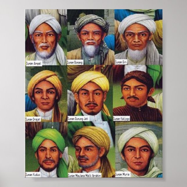 Poster Sunan wali Allah s.w.t. (Frente)