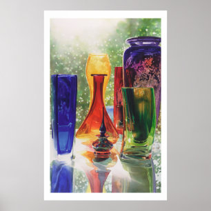 Póster "Sundance" Art Glass Watercolor Painting