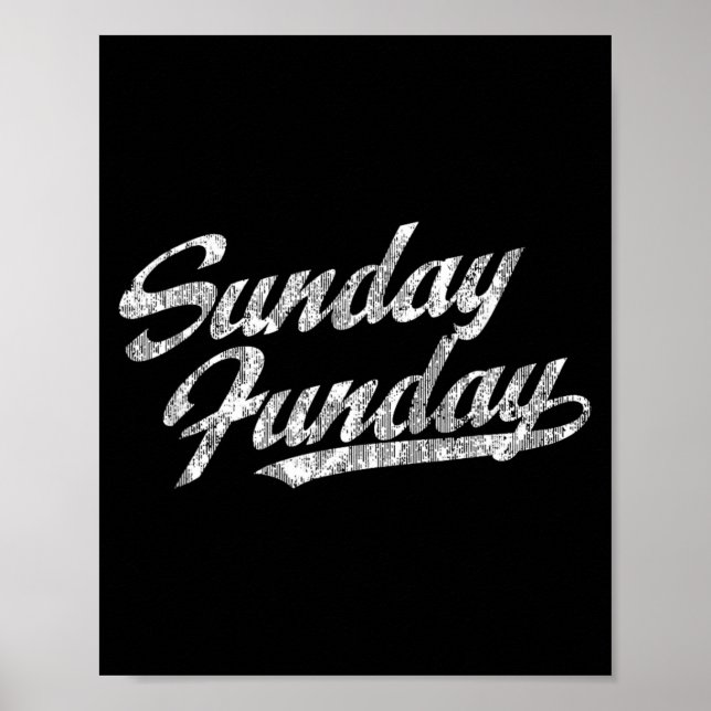 Poster Sunday Funday (Frente)