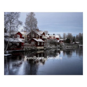 Póster Sundborn, Suécia
