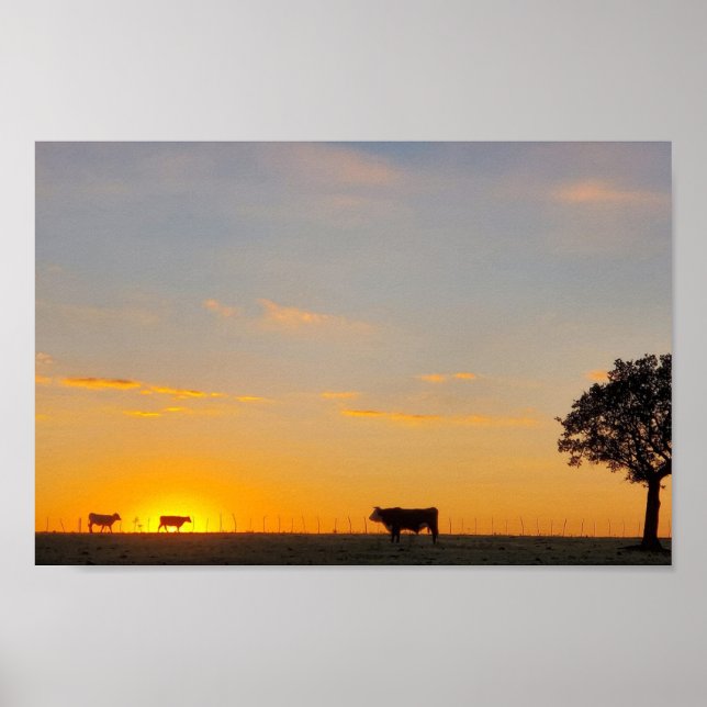 Poster Sundown Silhouette (Frente)