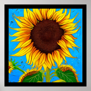 Poster Sunflower, França
