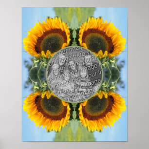 Poster Sunflower In Sunshine Cria Sua Própria Foto