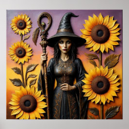Poster SunFlowerWitch