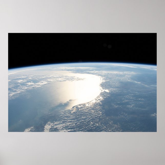 Poster Sunglint Reflete No Golfo Do México (Frente)