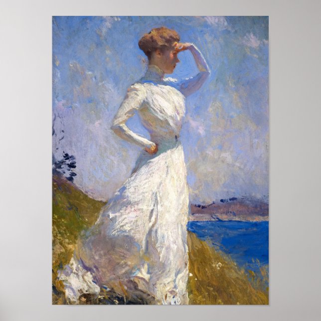 Poster Sunlight, 1909, por Frank Weston Benson (Frente)
