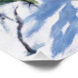 Póster Sunlit Colorado Mountain Scene Poster