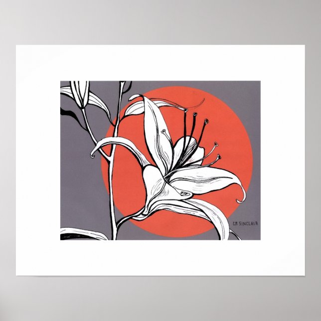 Poster Sunlit Daylily (Frente)