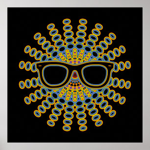 Poster Sunny Nerd Glasses + your backgr. & ideas
