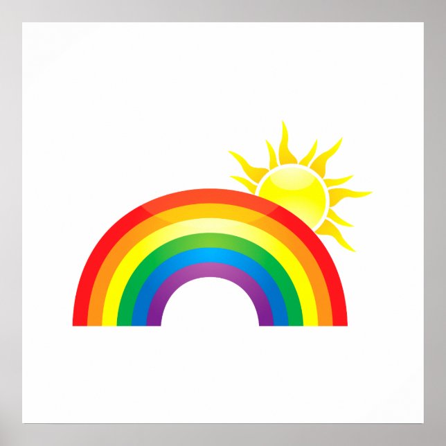 Poster Sunny Rainbow (Frente)
