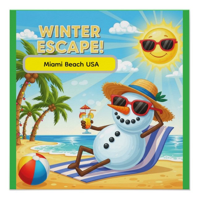 Póster Sunny Sands Resort (Frente)