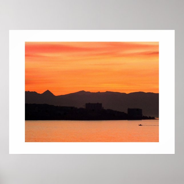 Poster Sunrise, Costa del Sol, Espanha (Frente)