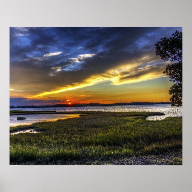 Poster Sunrise em Delaware (Frente)