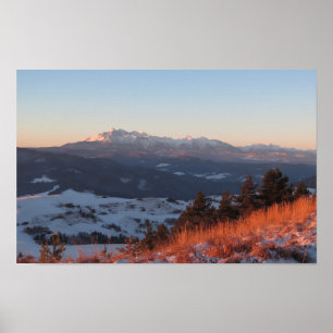 Poster Sunrise em Pieniny