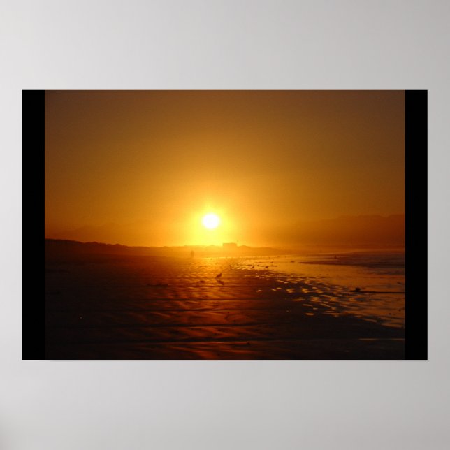 Poster Sunrise na África do Sul (Frente)