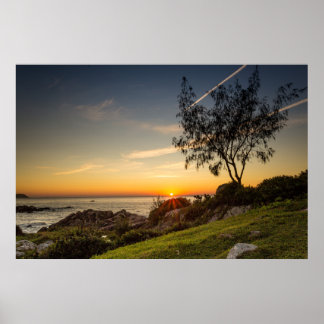 Poster Sunrise Na Praia Armação, Brasil
