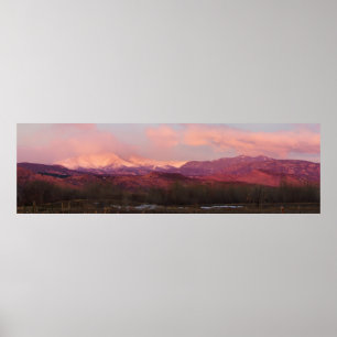 Poster Sunrise Nas Montanhas Rochosas Do Colorado