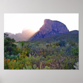 Poster Sunrise no Chisos, Texas