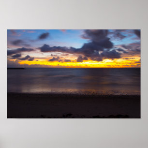 Poster Sunrise no Jetty Park, Fort Pierce, Florida