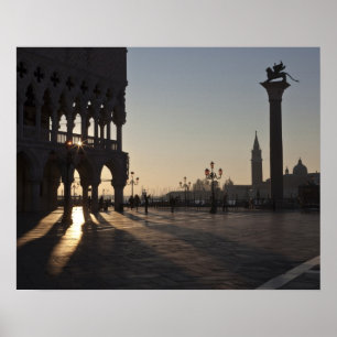 Poster Sunrise on Plaza San Marco