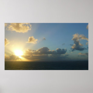 Póster Sunrise sobre San Juan II Porto Rico