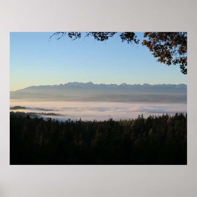 Poster Sunrise sobre Tatras (Frente)