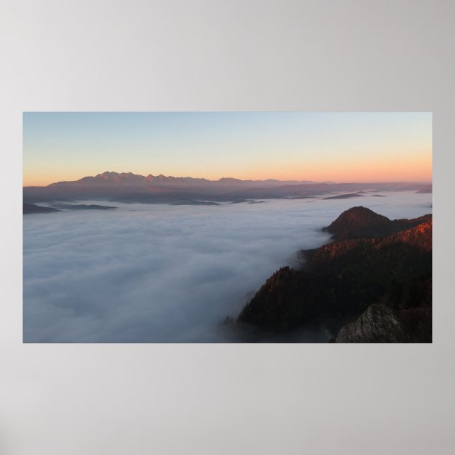 Poster Sunrise sobre Tatras (Frente)