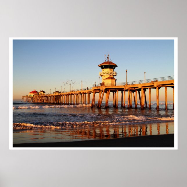 Póster Sunrise Surf City (Frente)