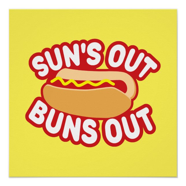 Póster Suns Out Buns Out (Frente)