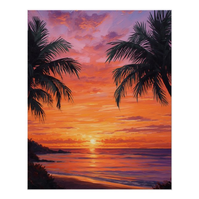 Póster Sunset (Frente)