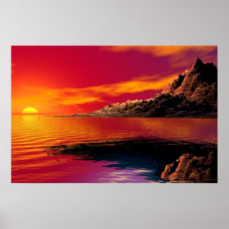 Poster Sunset