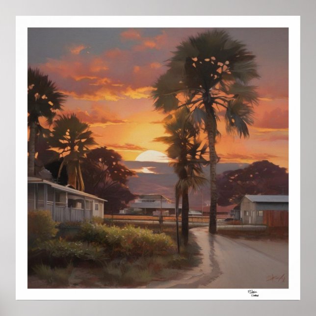 Poster Sunset (Frente)