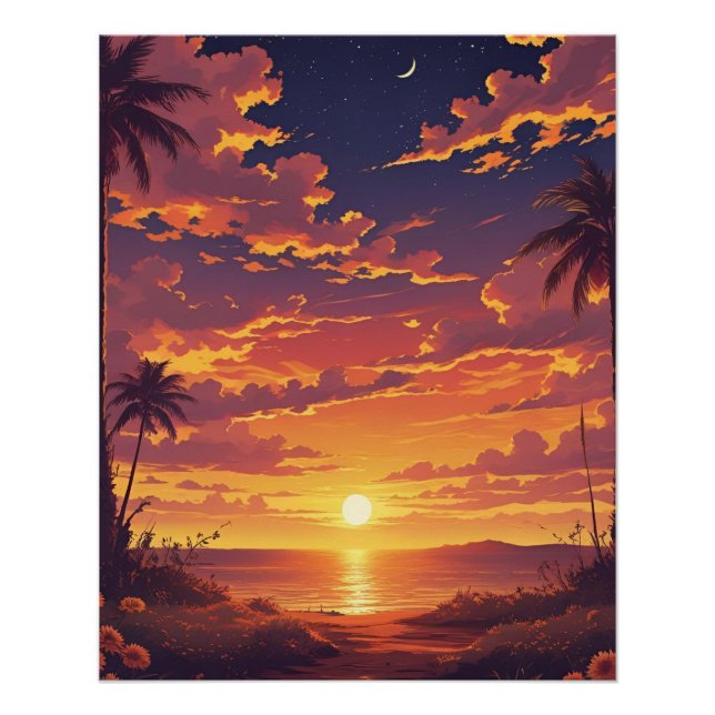 PÓSTER SUNSET (Frente)