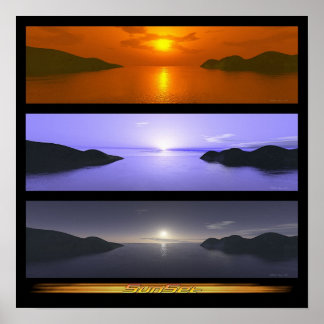 Poster Sunset