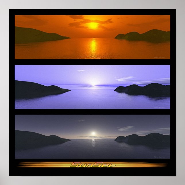 Poster Sunset (Frente)