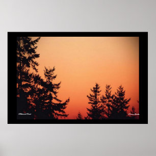 Poster sunset