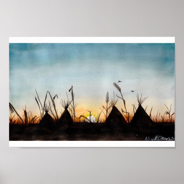 Poster Sunset (Frente)