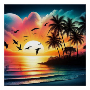 Póster Sunset